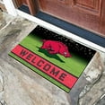 thumbnail image 2 of Tapis de Porte Arkansas Rasorbacks 18x30 Bienvenue Miettes Caoutchouc, 2 of 5
