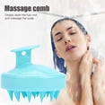 thumbnail image 4 of Doccia a mano Spazzola da bagno Spazzola per shampoo in silicone Pettine per lavaggio dei capelli Massaggio SPA JShteea Cuidado Belleza, 4 of 8