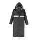 thumbnail image 3 of Chubasquero Yinane Largo con Capucha Poncho de Lluvia Ligero de Seguridad Negro, 3 of 8