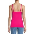 thumbnail image 2 of No Boundaries Ribbed Cami Top, 1 or 5-Pack, Women's, 2 of 5