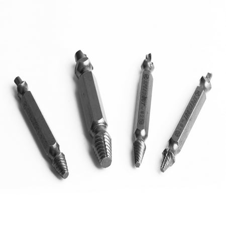 

ASCZOV 4PCS/Set Damaged Screw Extractor Set r Set by Easily Stripped or Damaged Screws Stripped Screw rs