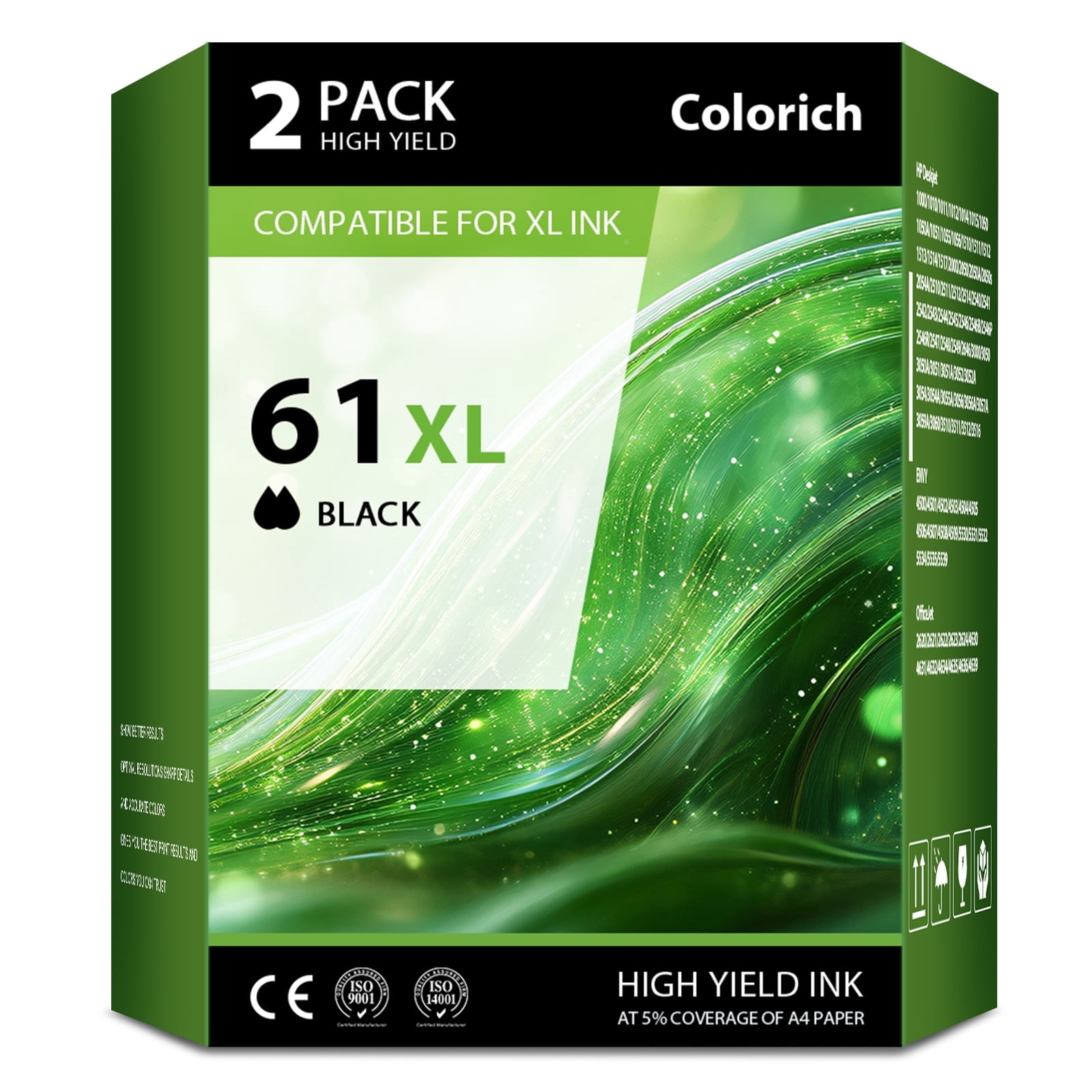 Cartuccia 67XL Ninjatoner Nero Compatibile Per HP Envy 6052, DeskJet 2722 + Altri