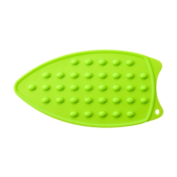 Almohadilla de apoyo para plancha, almohadilla aislante, multiusos, fácil de usar, almohadilla anti-escaldaduras, almohadilla para plancha Verde