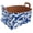 Multicolor 5, variant on Shark Blue Storage Basket Collapsible Storage Bin, PU Foldable Basket Convenient Box Storage Organizer with Handles for Shelves Office Bedroom Closet Nursery Toys Laundry
