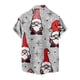thumbnail image 4 of Hombres Casual Botones Playa Sin posicionamiento Estampado Turndown Camisa de manga corta Blusa Pompotops  oipoqjl46218, 4 of 7