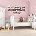 thumbnail image 2 of Family Precious in His Sight Uplifting Quote Wall Decal Decoration Psalm 139 Bible Verse You Are Dearly Loved Lasts Years and Easily Removable - Size: 20 In(W) x 10 In(H), 2 of 5