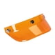 thumbnail image 5 of Visera para casco de motocicleta, protector de pico, accesorios para casco de motocicleta, fácil de instalar Naranja transparente, 5 of 9