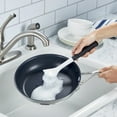 thumbnail image 3 of KitchenAid Round Sink Angled Brush with Black Soft Touch Handle, 3 of 10