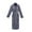 Gray, variant on IYTR Men'S Winter Robe Flannel Robe Bathrobe Thickened Mens Coral Velvet Robe Long Home Clothes. Red M