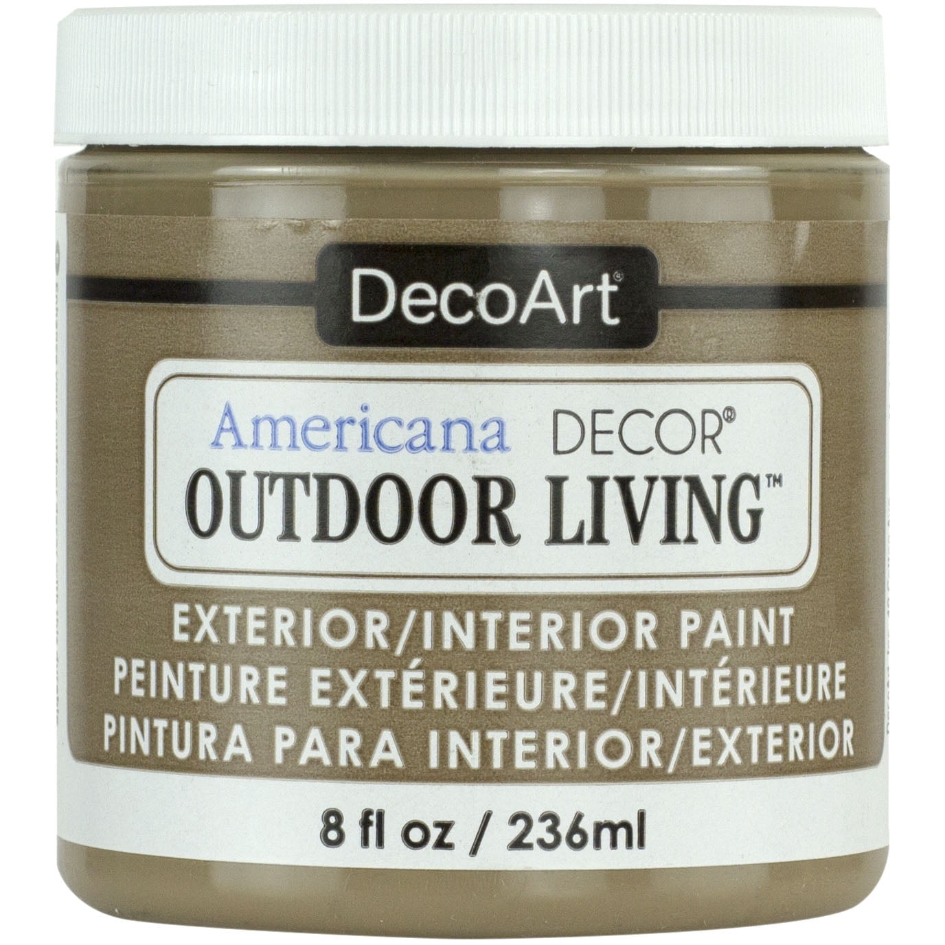 Deco Art Americana Outdoor Living - 8oz Farbflasche Mit Feiner Spitze Für Coole Heim-Deko-Projekte