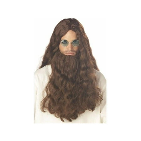 Men's Love Guru Costume Wig And Beard
