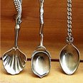 thumbnail image 5 of Farfi 5Pcs Retro Gothic Pattern Carved Coffee Tea Snacks Sugar Spoons Kitchen Cutlery (1 set), 5 of 13