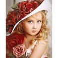 thumbnail image 2 of Cuadros Decorativos 5D diamante pintura chica completo redondo taladro Rhinestone DIY pared arte manualidades mosaico DQrwqpou Nuevos Originales, 2 of 9