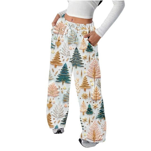 Snow Suits for Toddler - Printed Flannel Casual Trousers - Daily Wear