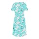 thumbnail image 4 of Vestido Corto de Verano Moda Gradiente Corto de Manga en V Cuello Vestido Casual, Poliéster Ligero de Verano, Lavado de Manos, 4 of 7
