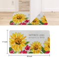 thumbnail image 6 of Text Sunflower Flowers (4) Door Mat Welcome Door Mat for Front Door, Home Entrance, Yard, Floor, Patio, Non Slip Spring Summer Welcome Mat Indoor Outdoor Doormat 30"*17", 6 of 6