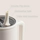 thumbnail image 3 of HydroJug Traveler - Botella de agua con asa y pajita abatible - Cabe en portavasos, vaso resistente a fugas, reutilizable, aislado, de acero inoxidable y base de goma - Regalos para mujeres y hombres, 3 of 4