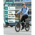 thumbnail image 4 of Gotrax 20" Folding Electric Bike with 40miles by 48V Battery, 20mph Power by Peak 500W, Adult Electric Bicycle with 5 Pedal-Assist Levels& LCD Display,UL2849,white, 4 of 8
