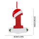 thumbnail image 2 of Fiudx Colgante de Letra Navideña, Diseño de Nombre Personalizado para Escribir, Decoración Navideña Acrílica Festiva para Árbol de Navidad, Regalo Significativo para Familiares y Amigos, Juego de 5 P, 2 of 4