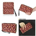 thumbnail image 4 of ZUXONGSY Gingerbread Man Snowflake Print Wallet and Purse Set Top Handle Handbag with Wristlet Wallet Set Lightweight Leather Tote Bag Hobo Bag with Purse for Women, 4 of 4