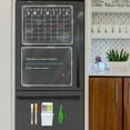 thumbnail image 2 of 2 Pack 12"x16" Acrylic Magnetic Dry Erase Board Calendar for Fridge, Clear Monthly Planner Whiteboard for Refrigerator with 6 Color Markers, Planning Board for Events/Business Meetings/Shopping List, 2 of 8