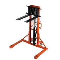 Tory Carrier Manual Pallet Stacker Forklift W/ Straddle Legs & Adjt. Forks 1100lb Load Capacity