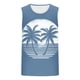 thumbnail image 4 of Camiseta sin mangas de cuello redondo para hombre, informal, a la moda, sin mangas, con estampado, blusa deportiva de cuello redondo para hombre, 4 of 4