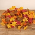 thumbnail image 5 of Artificial Fall Maple Leaf Garland 3.28 FT, Thanksgiving Decorations Autumn Vine with Hooks for Indoor Outdoor Wedding Party Decor, 5 of 8