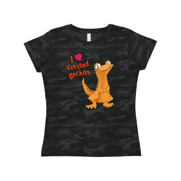 Inktastic I Love Crested Geckos Women's T-Shirt