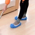 thumbnail image 6 of NUZYZ Shoes Cover Skin-friendly Dust Cleaning Soft Floor Mopping Cleaning Slipper for House, 6 of 8