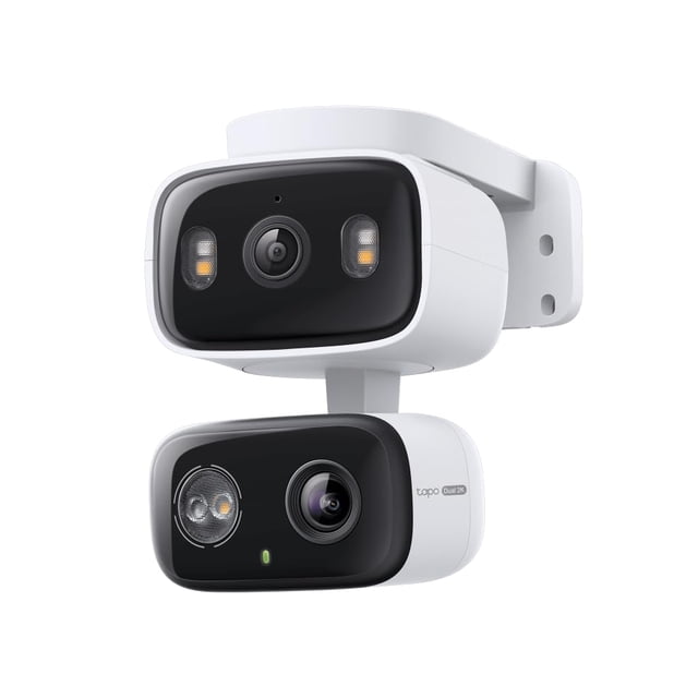 Cámara de seguridad Tapo C246D 2K de doble lente Pan/Tilt IP65