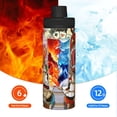 thumbnail image 6 of The Cuphead Show Sports Insulated Water Bottles Kettle Stainless Steel Portable Cup18OZ For Travel Gym School, 6 of 8