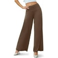 thumbnail image 3 of Women's Stretchy Wide Leg Palazzo Lounge Pants Casual Comfy High Waist Palazzo Pants, 3 of 11