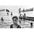 thumbnail image 2 of Long, Kieron 14x11 Gold Ornate Wood Framed with Double Matting Museum Art Print Titled - Life On The Water, 2 of 4