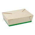 thumbnail image 5 of Sustain 71 oz Rectangle Bamboo Paper #3 Bio Box Take Out Container - with PLA Lining, Compostable - 8 1/2" x 6 1/4" x 2 1/2" - 50 count box, 5 of 11