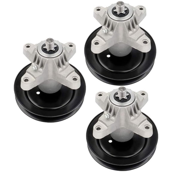 SCITOO NEW Mower Spindle w/PULLEY Spindle Assembly Replacement for MTD for Cub Cadet 618-0624 918-0624 618-0659 918-0659 of 3 pcs