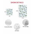 thumbnail image 7 of Sage Green Coastal Kitchen Dish Towels for Drying Dishes Set of 2, Coral Starfish Seaside Summer Beach Waffle Weave Microfiber Hand Tea Bathroom Towels Quick Dry & Absorbent Towel 12x12, 7 of 7