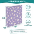 thumbnail image 3 of Three Ring Binder White Daisy 1.5 Inch Round Binder D-Rings for Office Supplies and More, 3 of 10