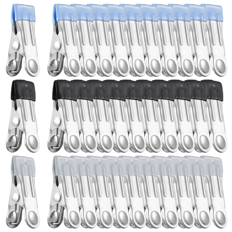 20Pcs Stainless Steel Clothes Pegs Hanging Pins Clips Laundry Metal Clam FnJ IH 