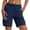 Navy, variant on Yievot Women Cargo Shorts with Multi Pockets Elastic Waist Outdoor Travel Hiking Casual Shorts