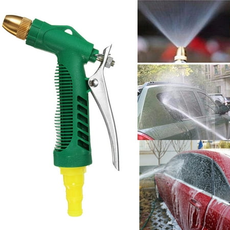 Car High Pressure Water Spray Gun Lawn & Garden Hose Nozzle Sprinkler 3 Adjustable Watering Patterns Watering for Watering Car Wash Equipment Plants, Cleaning, Showering