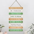thumbnail image 6 of Milue Inspirational Wood Sign Wood Wall Hanging Pendant Motivational Wood Wall Art, 6 of 9