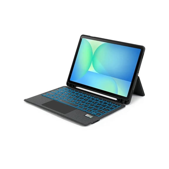 SaharaCase ProTouch Slim Keyboard Case with Trackpad for Galaxy Tab S10 FE  Black (TB00476)