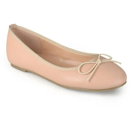 Brinley Co. Women's Classic Bow Round Toe Casual Ballet (Best Ballet Flats For Teachers)