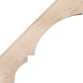 thumbnail image 3 of Ekena Millwork 3 1/2"W x 20"D x 20"H Balboa Smooth Knee Brace, Douglas Fir, 3 of 13