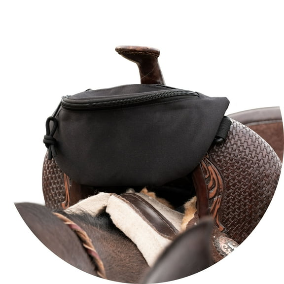 Horse Saddle Bag, Black Saddle Pommel Bag, Horse Tack, Horse Gifts, Horse Stuff, Equestrian Gifts, Saddle Accessories