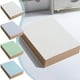 thumbnail image 1 of Cuaderno de bocetos Kraft de 200 hojas engrosado - Cuaderno en blanco para matemáticas, arte y apuntes - 5,12" x 3,74" - Morado, verde, azul, blanco, 1 of 6