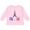 AD-Pink, variant on Inktastic France Eiffel Tower Flag in Text Boys or Girls Long Sleeve Toddler T-Shirt