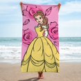 thumbnail image 3 of Disney Princess Belle Roses 71Cm X 147Cm 100% Cotton Beach Towel, 3 of 3