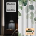thumbnail image 3 of Easter Blackout Curtains for Bedroom/Living Room, Pinch Pleated Black Out Curtains, Spring Bunny Botanical Eucalyptus Leaves Plants Room Darkening Window Drapes with Hooks 2 Panels, 39"x70", 3 of 8